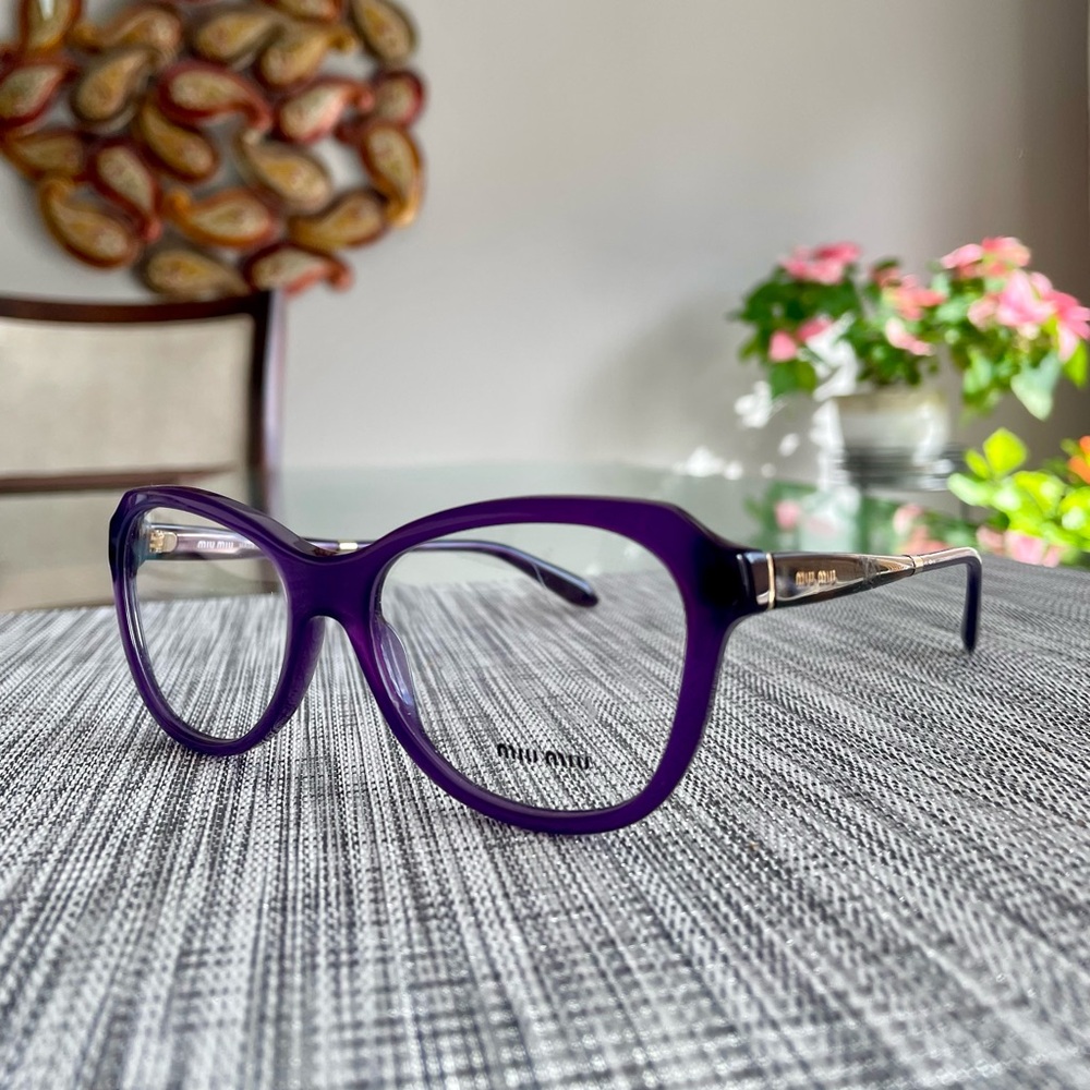 Miu Miu Purple Eyewear